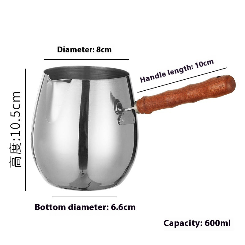 304 Stainless Steel Pour Oil Small Pot Household Mini