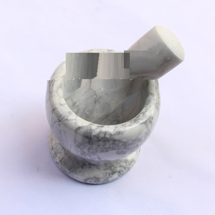 Kitchenware Marble Garlic Mortar Traditional Grinding Utensil