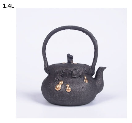 Théière en fonte pour induction