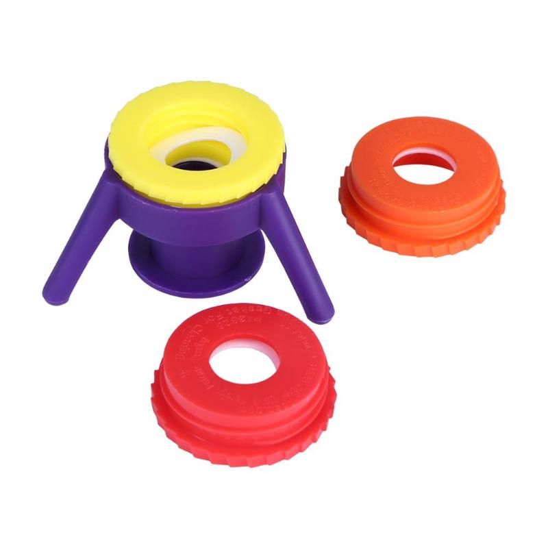 6Pcs Toss It Bottles Stand Cap Kit Easy Pour Out Thick Liquid Economy Cap Kit Openers Convenience Kitchen Tool Supplies