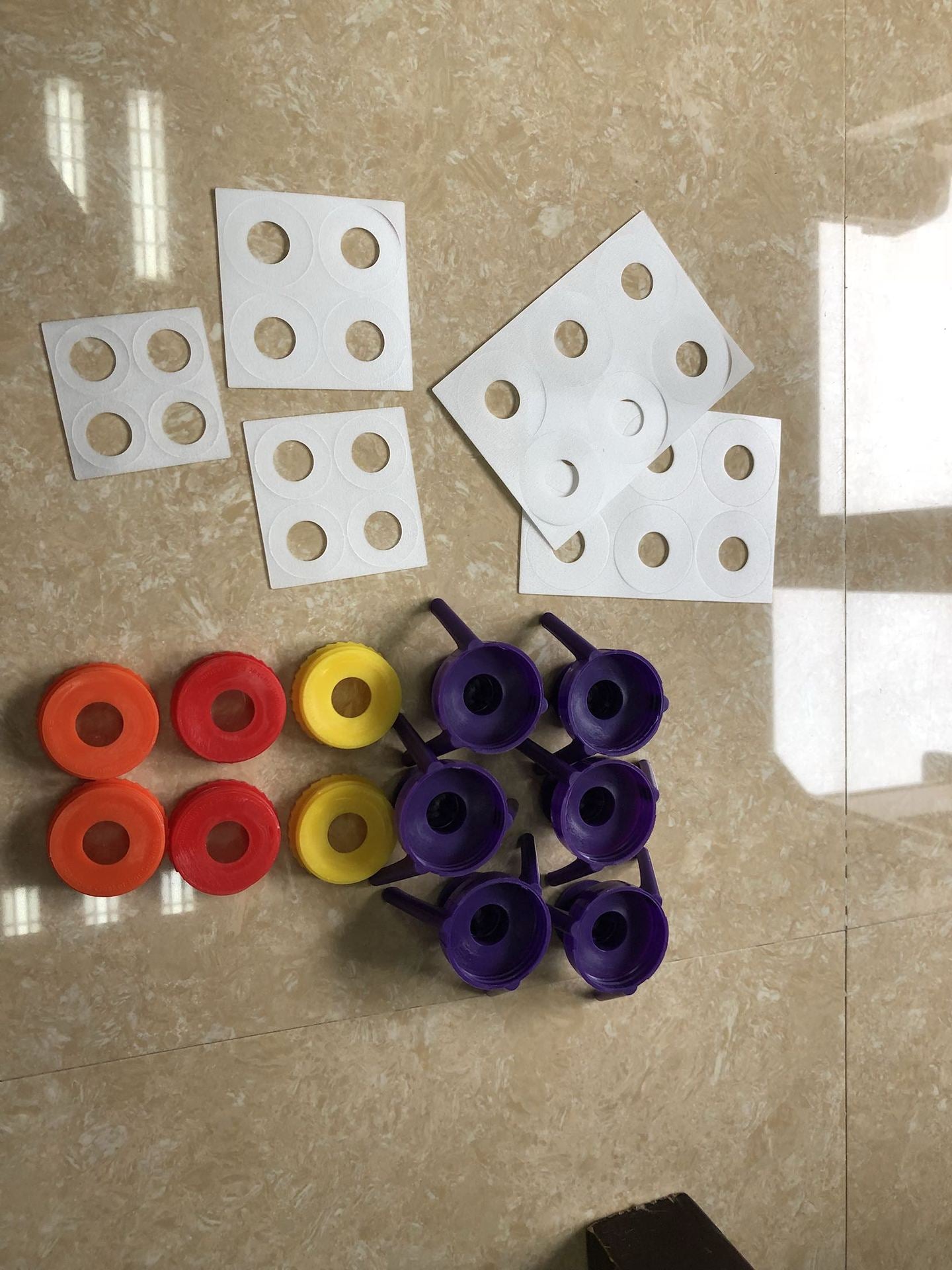 6Pcs Toss It Bottles Stand Cap Kit Easy Pour Out Thick Liquid Economy Cap Kit Openers Convenience Kitchen Tool Supplies