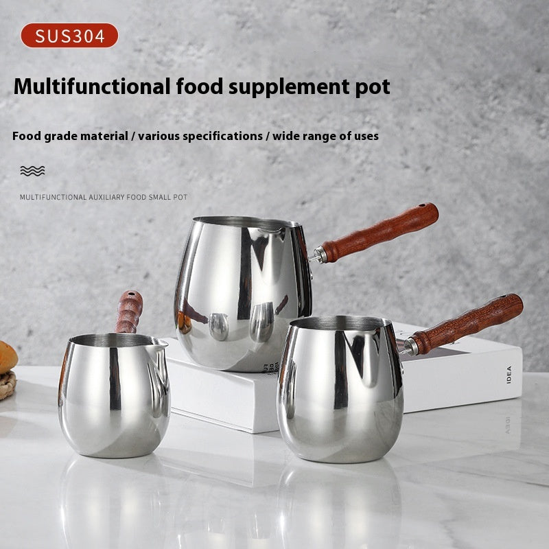 304 Stainless Steel Pour Oil Small Pot Household Mini