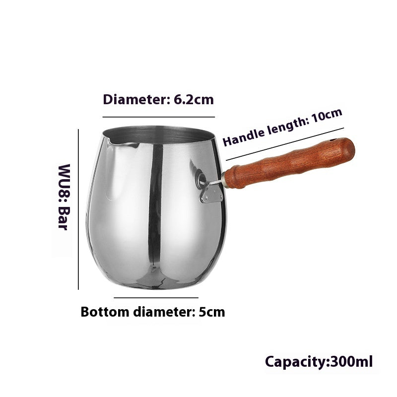 304 Stainless Steel Pour Oil Small Pot Household Mini