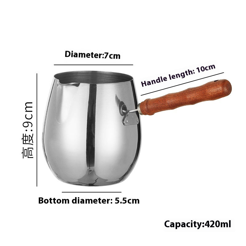 304 Stainless Steel Pour Oil Small Pot Household Mini