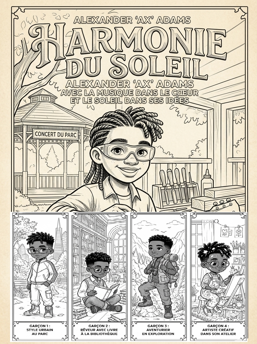 Black Boy Digital Coloring Book